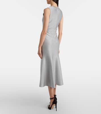 Embellished lamé cocktail dress | McQueen