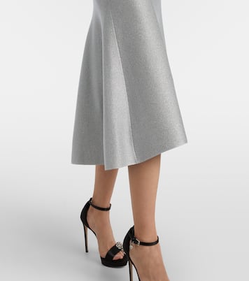 Embellished lamé cocktail dress | McQueen