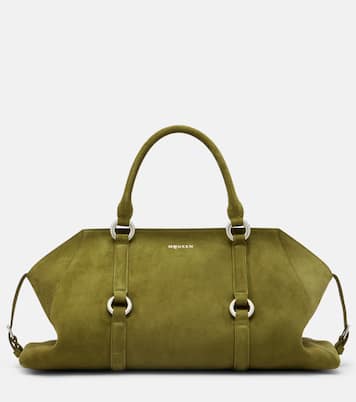 Sac Farringdon Medium en daim | McQueen