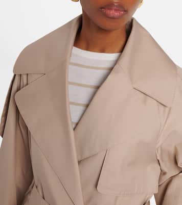 Cotton-blend gabardine trench coat | Max Mara