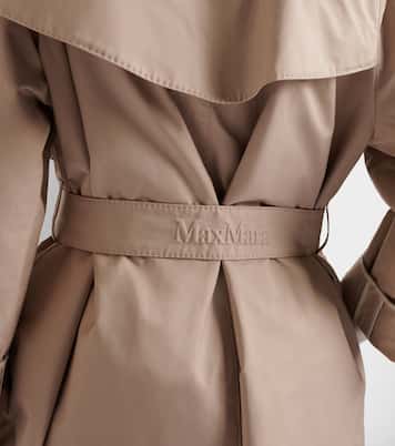 Cotton-blend gabardine trench coat | Max Mara