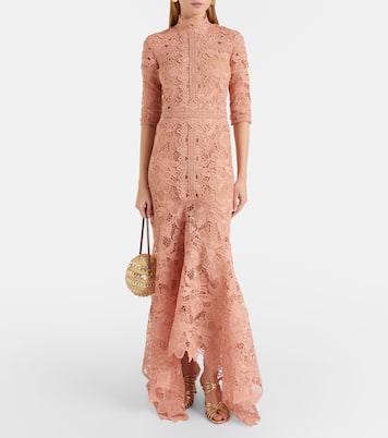 Cocktailkleid Kalissa aus Guipure-Spitze | Costarellos