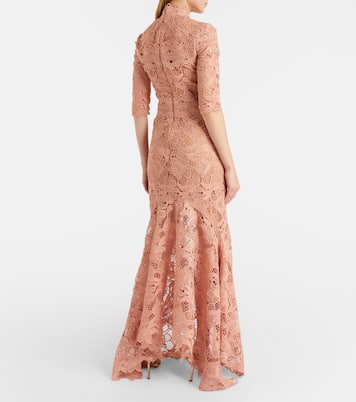 Cocktailkleid Kalissa aus Guipure-Spitze | Costarellos