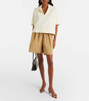 Cotton poplin shorts | Jil Sander