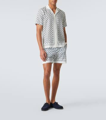 Maitan printed bowling shirt | Orlebar Brown