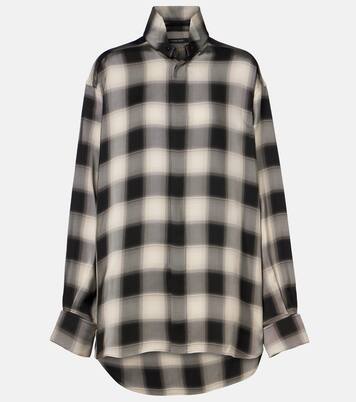 Checked oversized shirt | Phoebe Philo