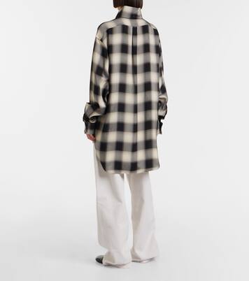 Checked oversized shirt | Phoebe Philo