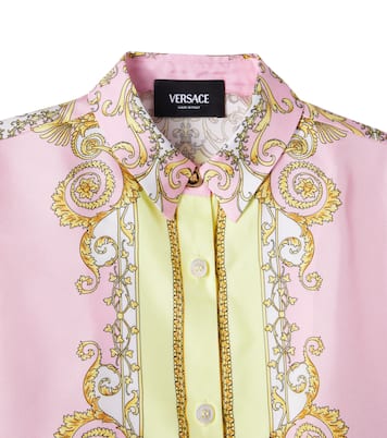 Hemd Spring Barocco aus Seiden-Twill | Versace Kids