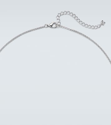 Sterling silver pendant necklace with pearl | Mateo