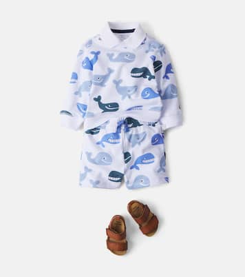 Baby - Top e shorts in cotone con stampa | Stella McCartney Kids