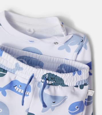 Baby - Top e shorts in cotone con stampa | Stella McCartney Kids