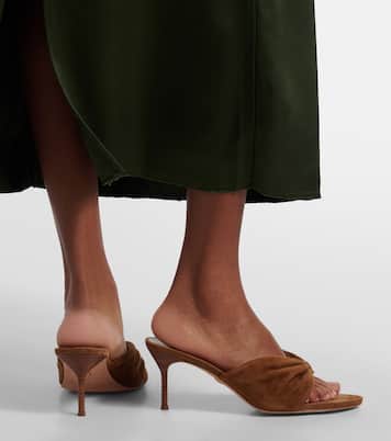 Tullia suede mules | Veronica Beard