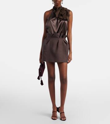 Linen miniskirt | Magda Butrym