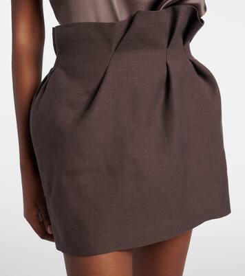 Linen miniskirt | Magda Butrym