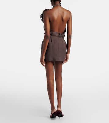 Linen miniskirt | Magda Butrym