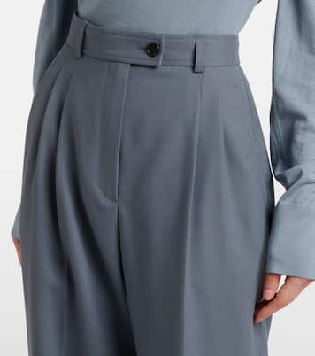 Ragnar virgin wool wide-leg pants | The Row