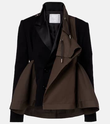 Paneled blouson jacket | Sacai