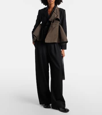 Paneled blouson jacket | Sacai