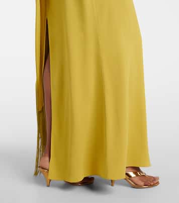Berenson one-shoulder crêpe  cady gown | Taller Marmo