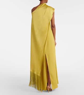 Berenson one-shoulder crêpe  cady gown | Taller Marmo