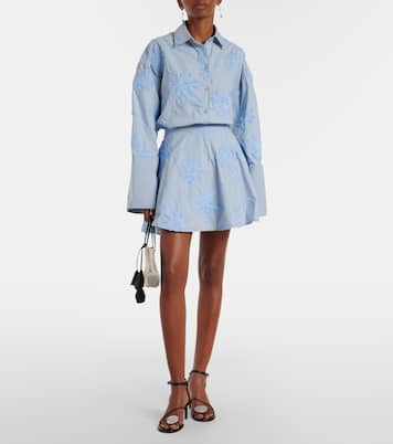 Embroidered cotton shirt | Rotate