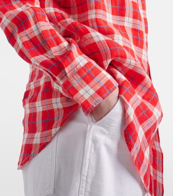 Plaid linen shirt | Polo Ralph Lauren