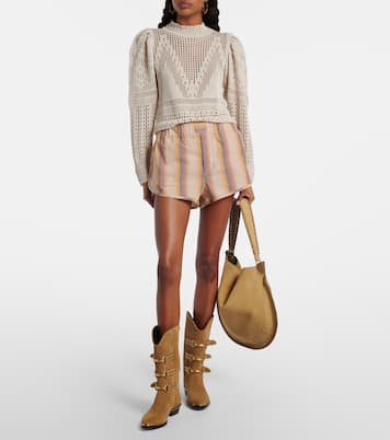 Melinea striped cotton shorts | Isabel Marant