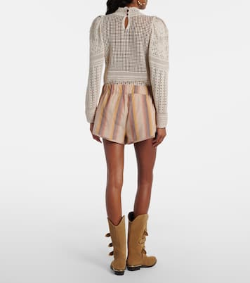 Melinea striped cotton shorts | Isabel Marant