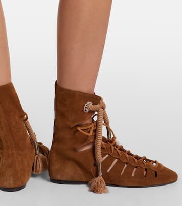 Liade suede lace-up ankle boots | Isabel Marant
