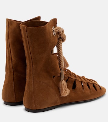 Liade suede lace-up ankle boots | Isabel Marant