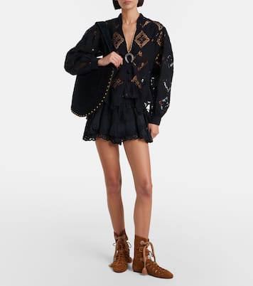 Liade suede lace-up ankle boots | Isabel Marant