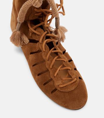 Liade suede lace-up ankle boots | Isabel Marant