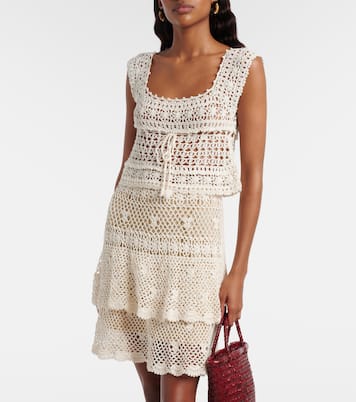 Cropped-Top Deauville aus Häkelstrick | Anna Kosturova