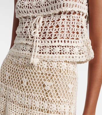 Cropped-Top Deauville aus Häkelstrick | Anna Kosturova