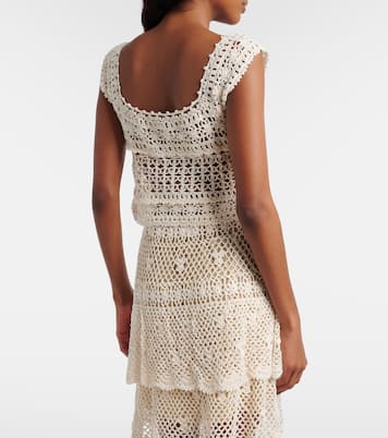 Cropped-Top Deauville aus Häkelstrick | Anna Kosturova