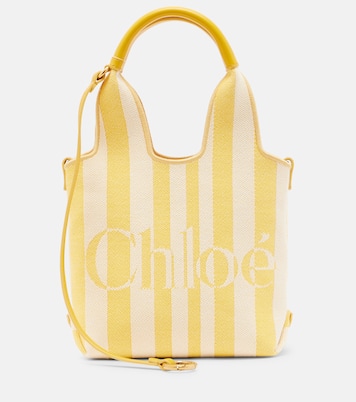 Stripy Small jacquard tote bag | Chloé