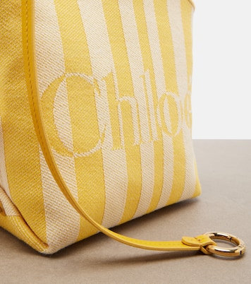 Stripy Small jacquard tote bag | Chloé