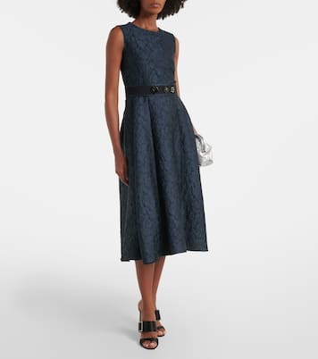 Belted jacquard midi dress | 'S Max Mara