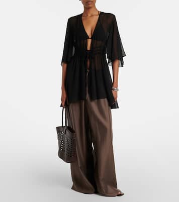 Operette silk muslin top | Eres