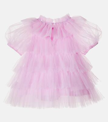 Bebé - set de vestido y braga Love Parade de tul adornado | Tutu Du Monde