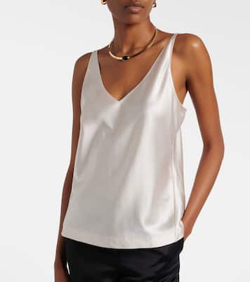 Sense Of Shine silk-blend satin top  | Dorothee Schumacher