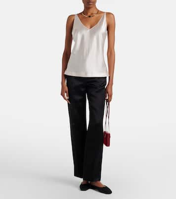 Sense Of Shine silk-blend satin top  | Dorothee Schumacher