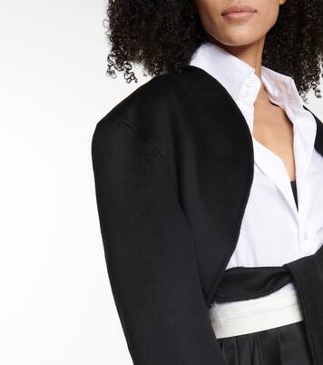 Wool bolero jacket | Peter Do