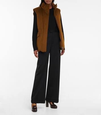 Laytin belted cashmere vest | Loro Piana