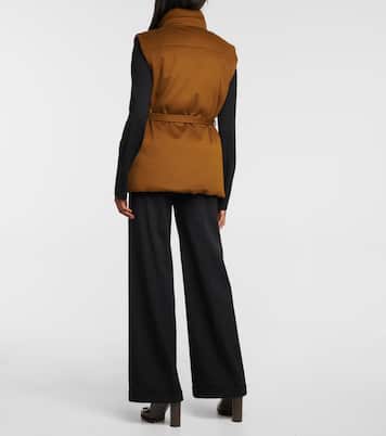 Laytin belted cashmere vest | Loro Piana