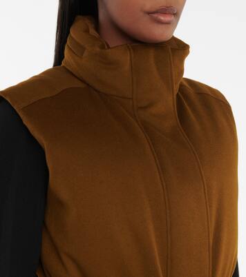 Laytin belted cashmere vest | Loro Piana