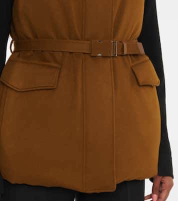 Laytin belted cashmere vest | Loro Piana
