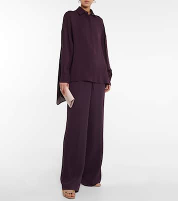 Hemd aus Seiden-Georgette | Valentino