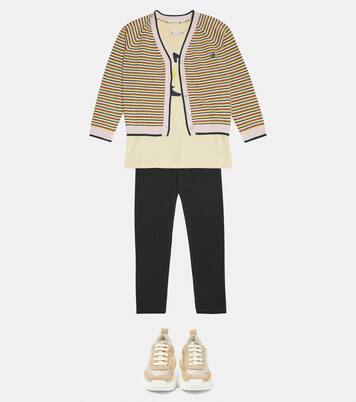 Apparent striped cardigan | Bonpoint