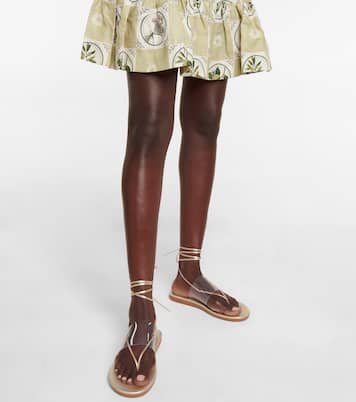 Sandalen Eygenia mit Leder | Ancient Greek Sandals